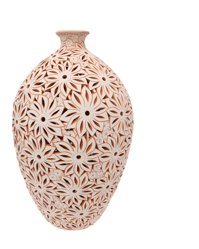 Vase (White clay)