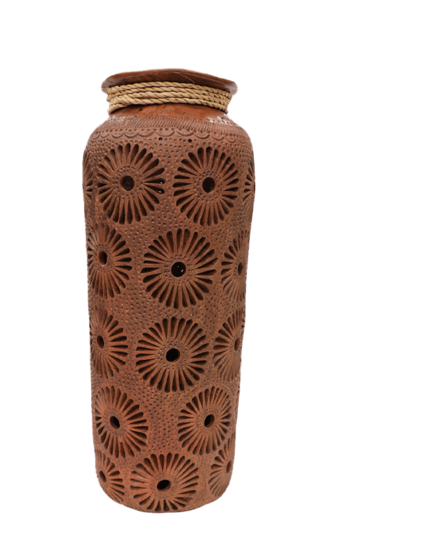 Brown Clay Vase