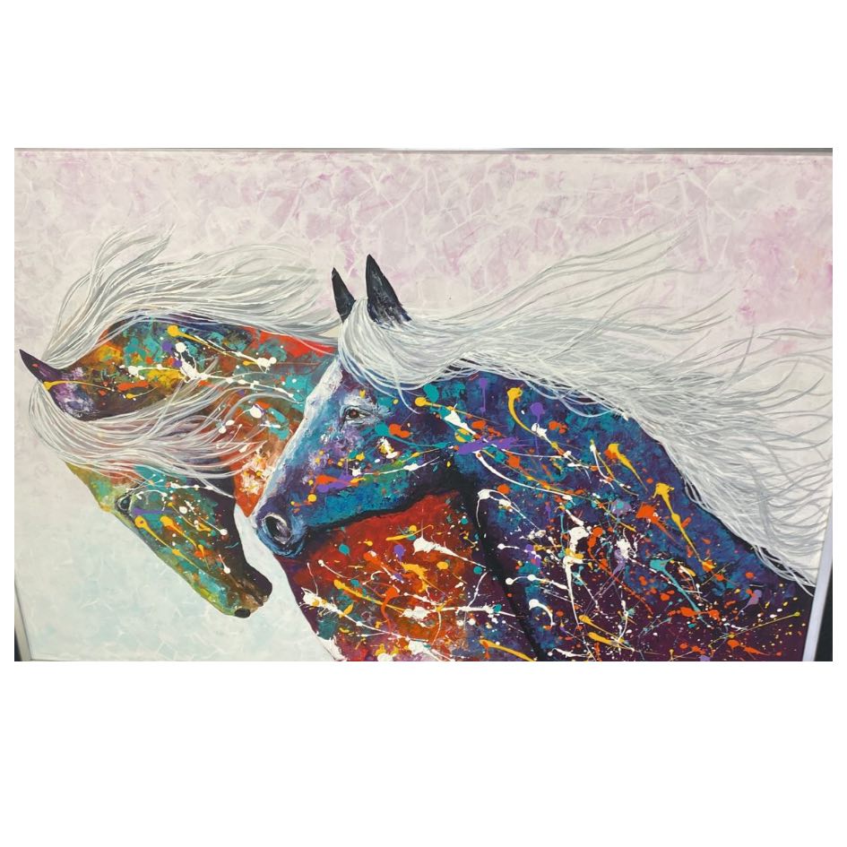 Confeti Horses / Oil Paint